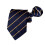 Striped Polyester Mens Zipper Tie Easy To Pull Tie Lazy Tie 8