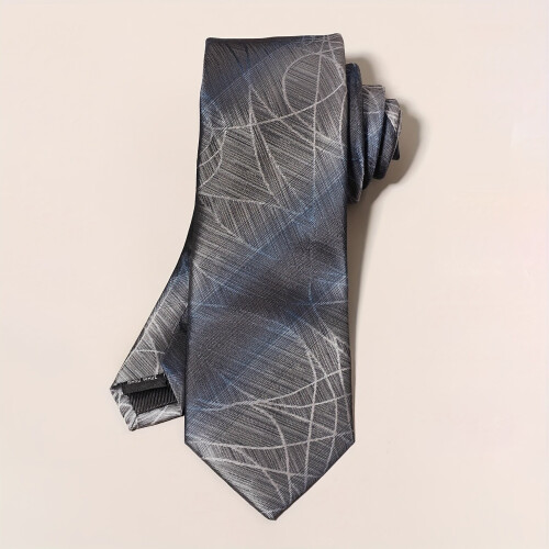 1pc Mens Modern Striped Patterned Gradient Ties 1
