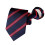 Striped Polyester Mens Zipper Tie Easy To Pull Tie Lazy Tie 6