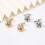 2pcs set Mens Shirt Buttons 2