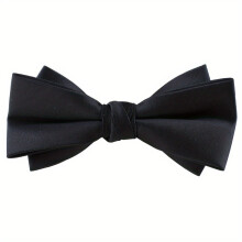 Mens Plain Bow Tie Groom Groomsmen Wedding Bow Tie