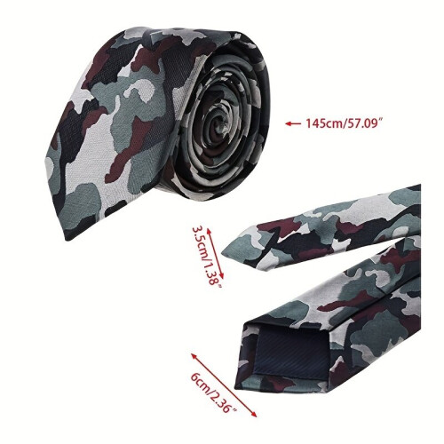 Mens Camouflage Tie Uniform Tie 2