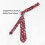 1PC Mens Retro Formal Wear Character Pattern Tie 3
