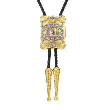 1pc Novelty Metal Necktie Necklace Personality Youth Casual Electroplating Tie