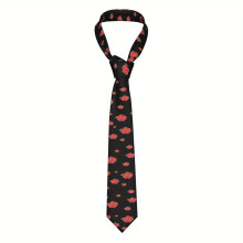 Japan Anime 3D Printing Tie Wide Polyester Necktie Shirt Accessories Party Decoration