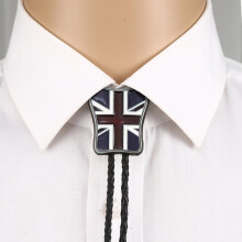 Novelty Metal Necktie Necklace Flag Individuality Casual Electroplating For Youth