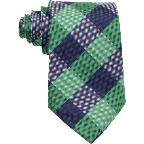 Classic Mens Tie With Jacquard Plaid Pattern 1200 Stitches 2