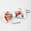1PC Mens Banquet Flower Pattern Double Layer Neck Pullover Bow Tie Daily Matching 3