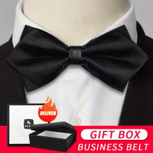 Mens Bow Tie Decorative Accessories For Formal Occasions Wedding Fathers Boyfriends With A