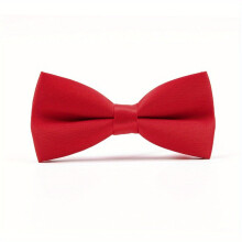 1pc Mens Business Solid Bow Tie Wedding Banquet