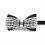1pc Mens Artificial Diamond Crystal Bow Tie 5