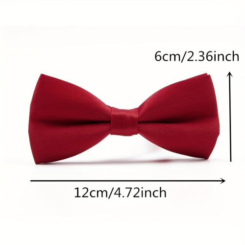 1pc Mens Business Solid Bow Tie Wedding Banquet 2