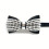 1pc Mens Artificial Diamond Crystal Bow Tie 8