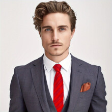Mens Classic Diagonal Stripe Tie Business Tie Accessories