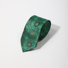 1PC Mens Business Casual Versatile Commuter Feeling Cotton Cloth Flower Graphic Tie
