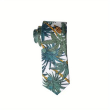 Mens Floral Neckties For Wedding Party Banquet Outfit
