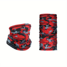 Summer UV Protection Sunscreen Neck Cover Face Mask Multifunctional Outdoor Cycling Supplies Camouflage Print Magic Bandana