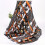 Printed Satin Square Scarf Silk Square Scarf 1