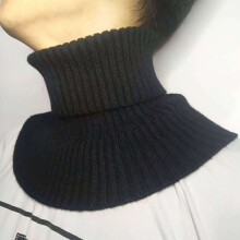 1pc Cold proof Warm Neck Muffler Mens Versatile Woolen Collar Knitted Scarf For Autumn And Winter