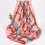 Printed Satin Square Scarf Silk Square Scarf 7