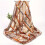 Printed Satin Square Scarf Silk Square Scarf 9