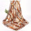 Printed Satin Square Scarf Silk Square Scarf 4