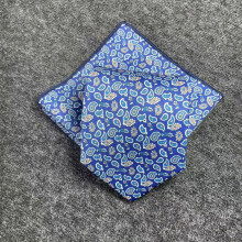 1 Set Mens Vintage Print Tie And Pocket Square Classic Party