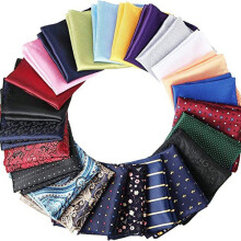 24 Pieces Mens Pocket Squares Mens Handkerchief Soft Colored Men Assorted Hankies For Wedding Party