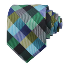 1pc Plaid Polyester Necktie