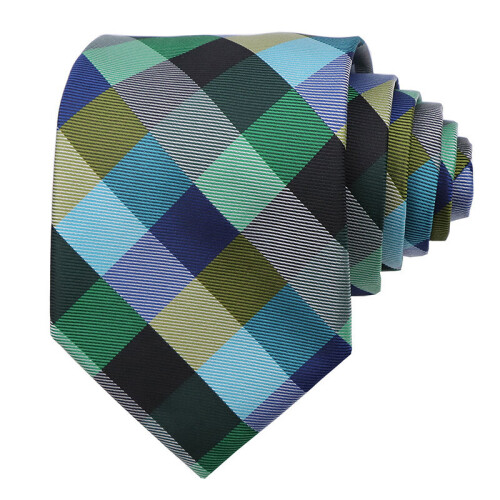 1pc Plaid Polyester Necktie