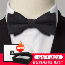 Mens Bow Tie Decorative Accessories For Wedding Fathers Boyfriends Husband With