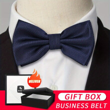 Mens Bow Tie Decorative Accessories For Party Holiday Wedding Fathers Boyfriends