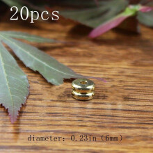 20pcs Pure Brass Plain Sectional Diy Jewelry Accessories For DIY Bracelet Necklace Accessories Semi finished Jewelry Accessories