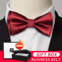 Mens Bow Tie For Party Holiday Wedding Business Fathers Boyfriends With