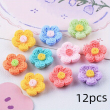12pcs 38pcs Knitting Floret Diy Cream Glue For Decorate Manicures Hairpins Cases Mirrors Etc