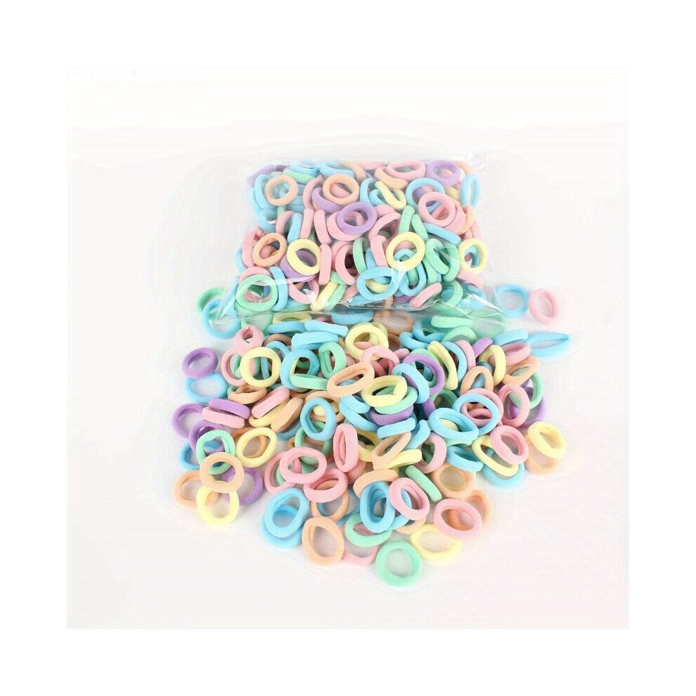 200pcs Spring Head Rope Baby Head Rope High Elastic Not Hurt Hair Colorful Hair Rope Little Girl Rubber Bands For Girls-image-OPC-PC6DKMT-NEW