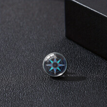 1pc Compass Time Gem Buckle Mens And Womens Shirt Suit Accessories Sleeve Nail Button