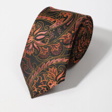 1PC Mens Suit Convenient Business Commuting All match Feeling Cotton Cloth Waist Fruit Pattern Tie