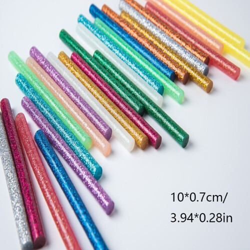 10pcs set Mixed High Adhesive Strong Glitter Hot Melt Glue Sticks 2
