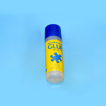 1pc Multifunctional Jigsaw Puzzle Glue Transparent PVA Liquid Tape With Sponge Head For Stick Paper