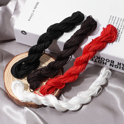1pc DIY Braided Hand Rope Nylon Jade Thread 1mm 20m 1