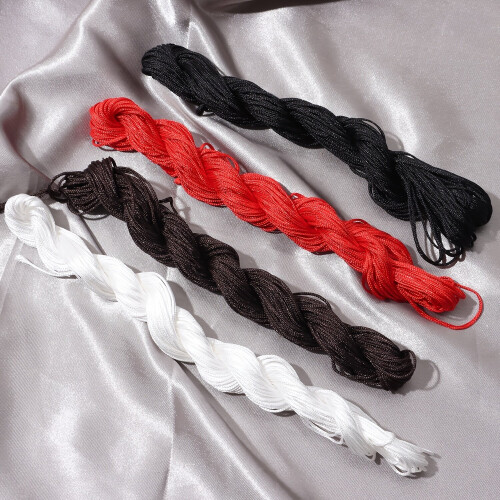 1pc DIY Braided Hand Rope Nylon Jade Thread 1mm 20m 2