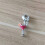 Pink Cocktail Cup Charm For Pandoras Bracelets Or Necklace 6