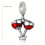 Pink Cocktail Cup Charm For Pandoras Bracelets Or Necklace 7