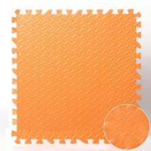 (Orange  10pcs) Eva 10pcs Foam Mat Soft Floor Tiles Interlocking Play Kids Baby Mats Gym 12mm