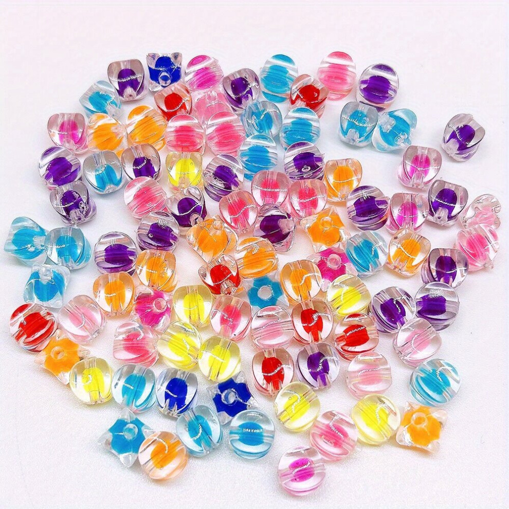 20 Pieces Of Round Pumpkin Colored Acrylic Plastic Loose Beads Batch Jewelry Making Found-image-OPC-PC6DWGG-NEW