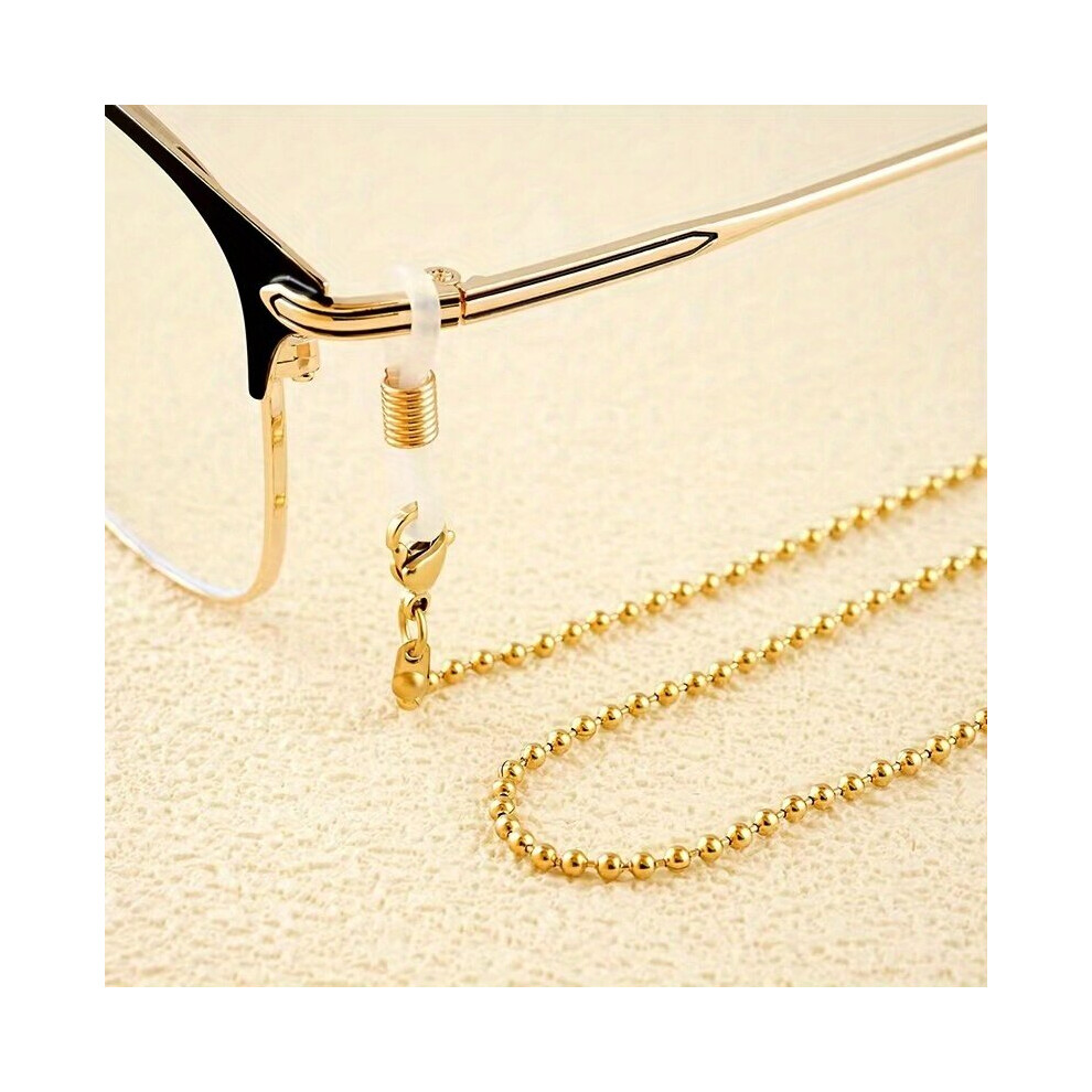 Dual purpose Non slip Bead Chain For Eyeglasses Mask