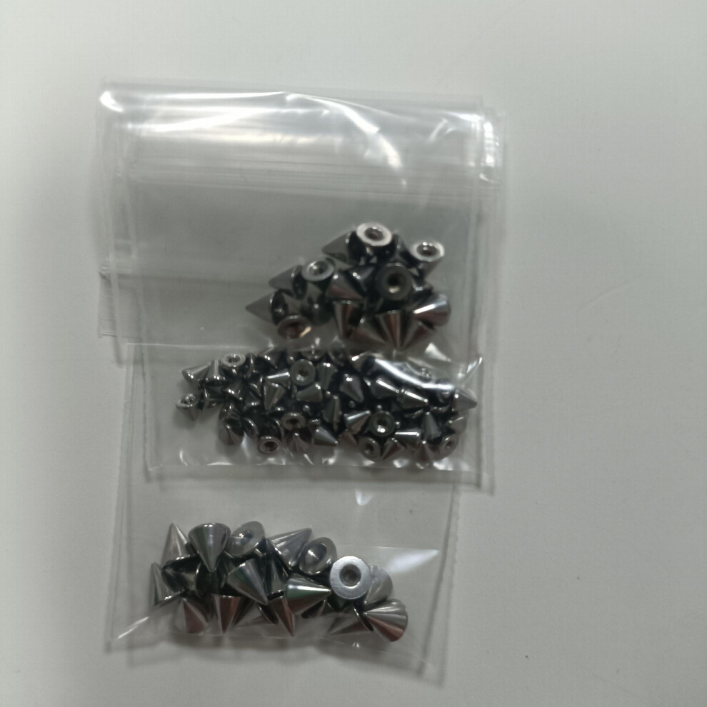100pcs 16G 3mm60 Pieces 16G 4mm20 Pieces 16G 5mm20 Pieces Stainless Steel Piercing Accessories Replacement Accessories Conical Tube Cone Replacement A