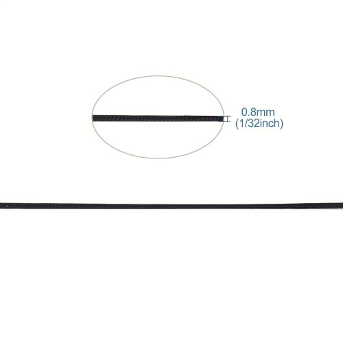 About 100Yard 0 8mm Braided Nylon Cord Beading String Thread For Jewelry Making 2