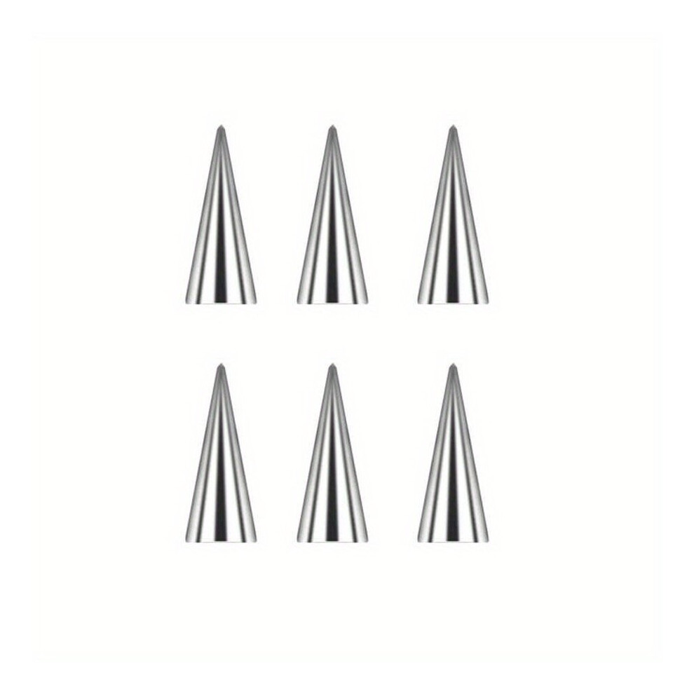 100pcs Stainless Steel Piercing Accessories Replacement Accessories Conical Tube Cone Replacement Accessories For Eyebrow Studs Lip Studs Tongue Studs